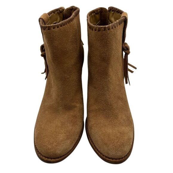 Jack Rogers Greer Suede Bootie in Oak Brown Size 6.5 - Picture 1 of 9